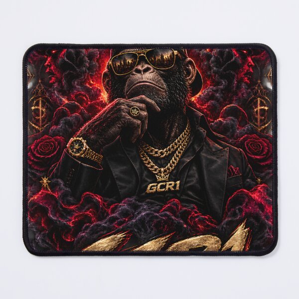 Item preview, GCR1 Shadow King – Dark Luxury Gorilla Streetwear Art designed and sold by GCR1.