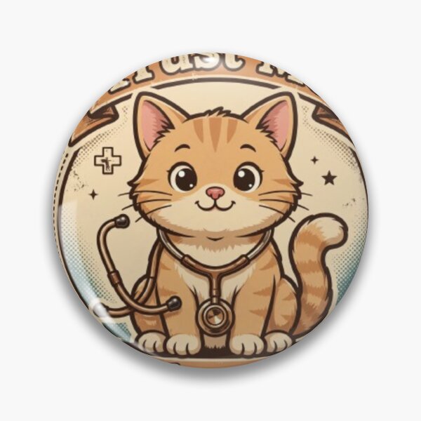 Item preview, Trust Me I'm Almost A Vet Funny Cat Veterinarian Student designed and sold by ReginaNunn.