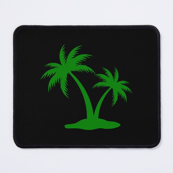 Item preview, Green Tropical Palm Trees Silhouette Design designed and sold by pattern-archive.
