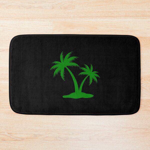 Item preview, Green Tropical Palm Trees Silhouette Design designed and sold by pattern-archive.