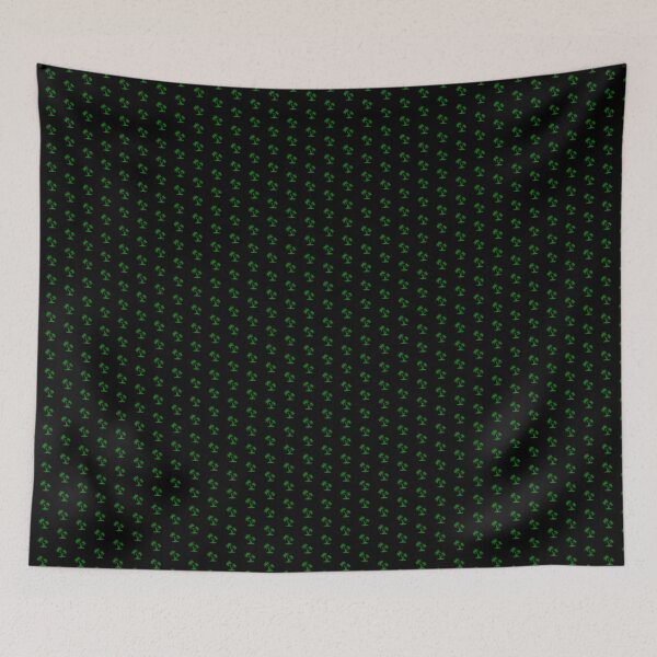 Item preview, Green Tropical Palm Trees Silhouette Design designed and sold by pattern-archive.