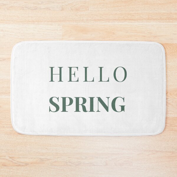 Item preview, Hello Spring – Minimal Spring Typography Design designed and sold by J-Nature-Vibes.