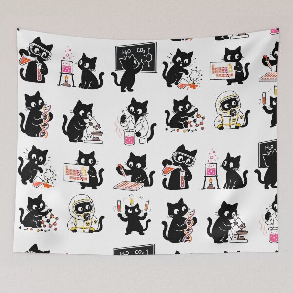 Item preview, Chemist Black Cat Science Lab designed and sold by Quotes 2021.