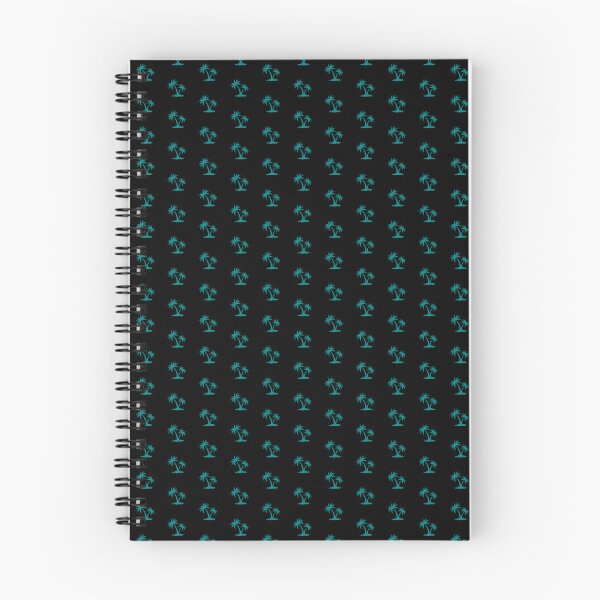 Item preview, Teal Tropical Palm Trees Silhouette Design designed and sold by pattern-archive.
