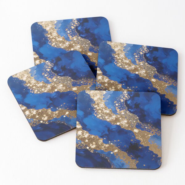 Item preview, Gold Royal Blue Luxury Modern Collection designed and sold by TrendyDesigne412.