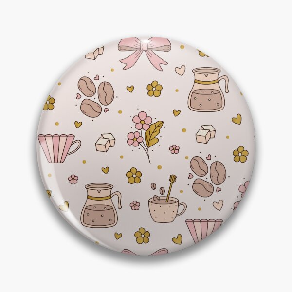 Item preview, Boho coffee seamless pattern designed and sold by OM-lova.