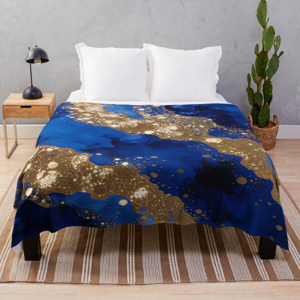 Item preview, Gold Royal Blue Luxury Modern Collection designed and sold by TrendyDesigne412.