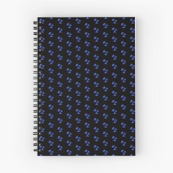 Item preview, Royal Blue Tropical Palm Trees Silhouette Design designed and sold by pattern-archive.