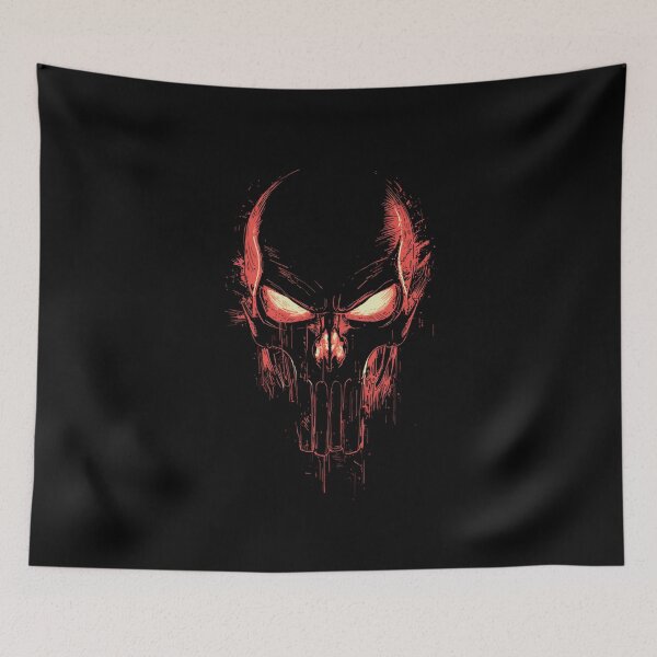 Item preview, Distressed Comic Anti Hero Skull Art designed and sold by ERODED SELF.