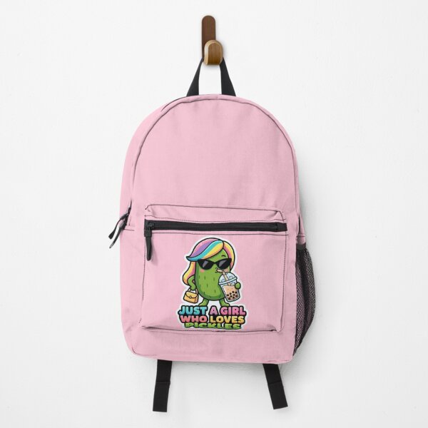 Item preview, Just a Girl Who Loves Pickles – Cute Pickle Boba Art designed and sold by Basma Designs | Retro, Kawaii Shirts & Stickers.