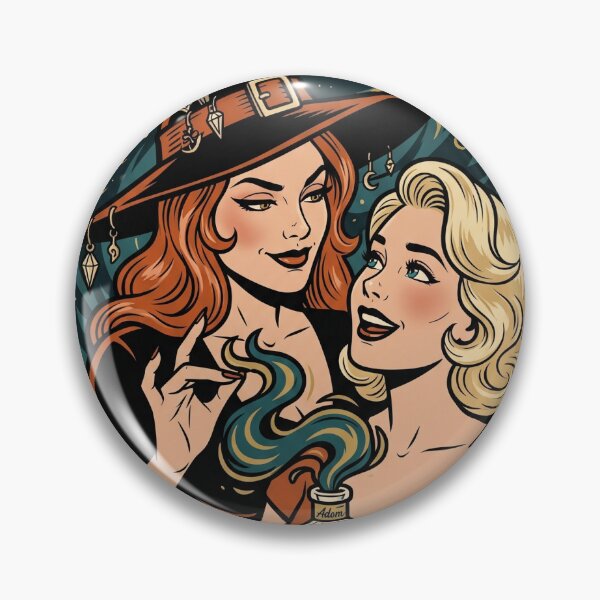 Artikelvorschau, Spellbound And Secured Two Witches Magic Cauldron entworfen und verkauft von Adom-Fashon.