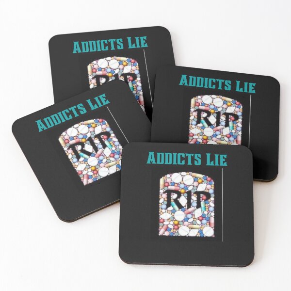 Item preview, Addicts Lie designed and sold by lifeinspired4u.