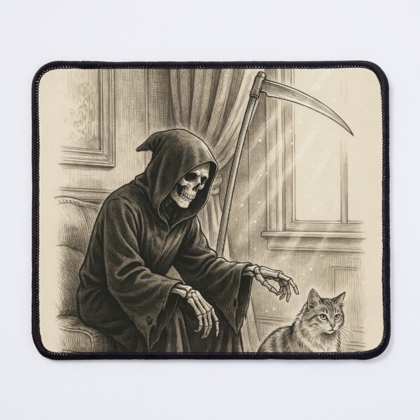 Item preview, Even Death Gets Ignored Sometimes - Dark Humor designed and sold by KaurisDigital.