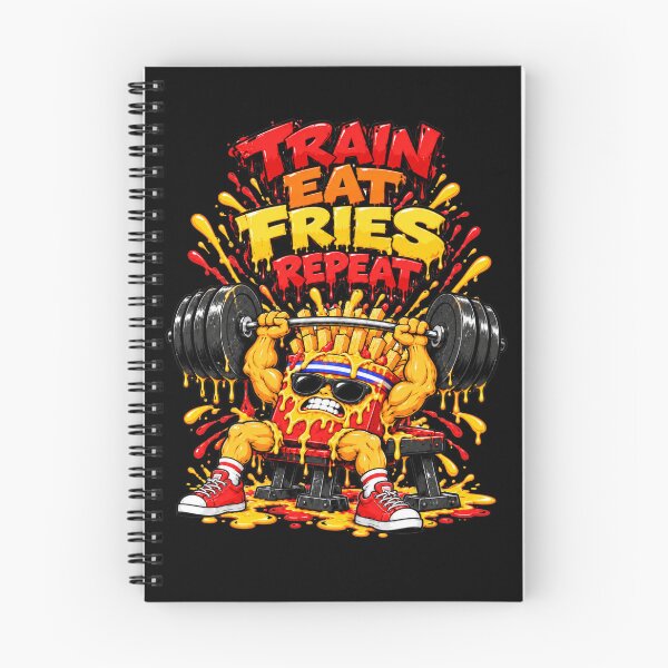 Item preview, Train eat fries repeat designed and sold by Edrien Design.