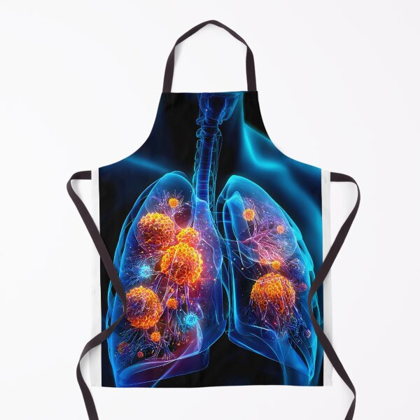 Item preview, Vibrant Visualization of Lungs and Molecular Activity designed and sold by Artessie.