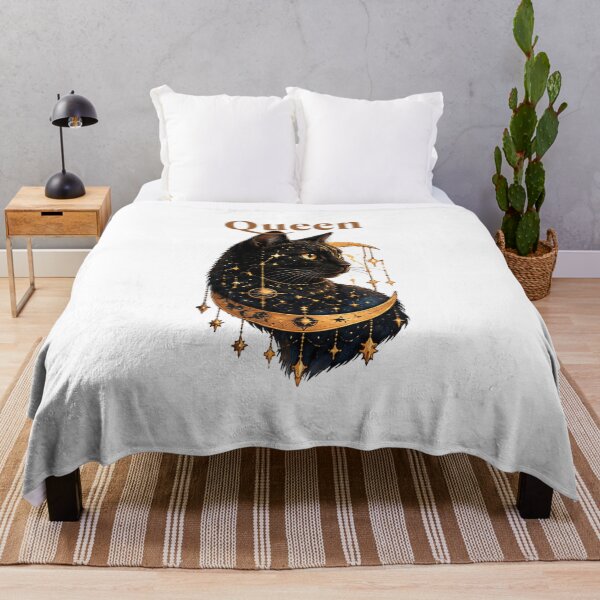 Item preview, Queen Astrology Cat Meditation retro Design designed and sold by Zen & Whiskers.