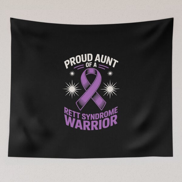 Item preview, PROUD AUNT OF A RETT SYNDROME WARRIOR designed and sold by jkrphoto.