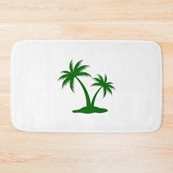 Item preview, Dark Green Tropical Palm Trees Silhouette Design designed and sold by pattern-archive.