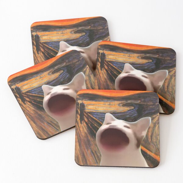 Item preview, The Scream..The Pop Cat designed and sold by That Store With the Fun Stuff.