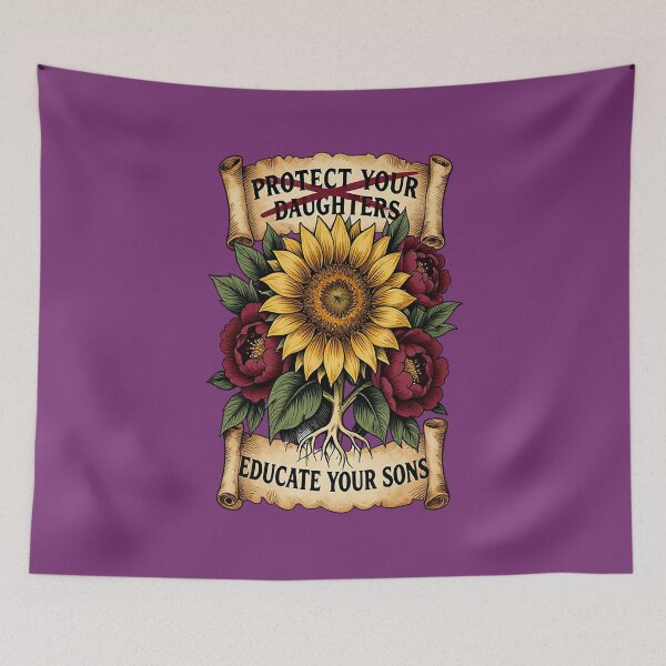 Item preview, Protect Your Daughters Educate Your Sons designed and sold by Endless7Art.