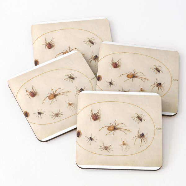 Item preview, Seven Spiders and an Insect (c. 1575-1580) painting by Joris Hoefnagel designed and sold by AngyDesigns49.