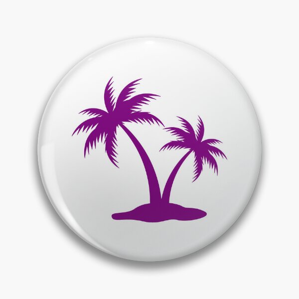 Item preview, Purple Tropical Palm Trees Silhouette Design designed and sold by pattern-archive.