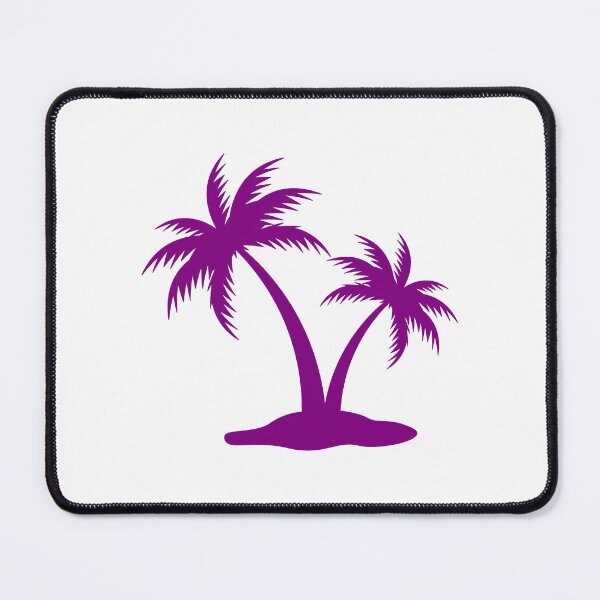 Item preview, Purple Tropical Palm Trees Silhouette Design designed and sold by pattern-archive.