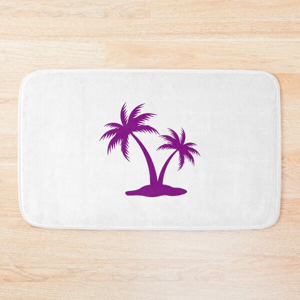 Item preview, Purple Tropical Palm Trees Silhouette Design designed and sold by pattern-archive.