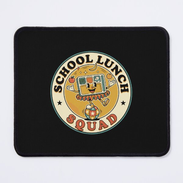 Item preview, Retro School Lunch Squad Vintage Cafeteria Tray Mascot Graphic     designed and sold by Designart68.