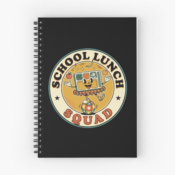 Item preview, Retro School Lunch Squad Vintage Cafeteria Tray Mascot Graphic     designed and sold by Designart68.