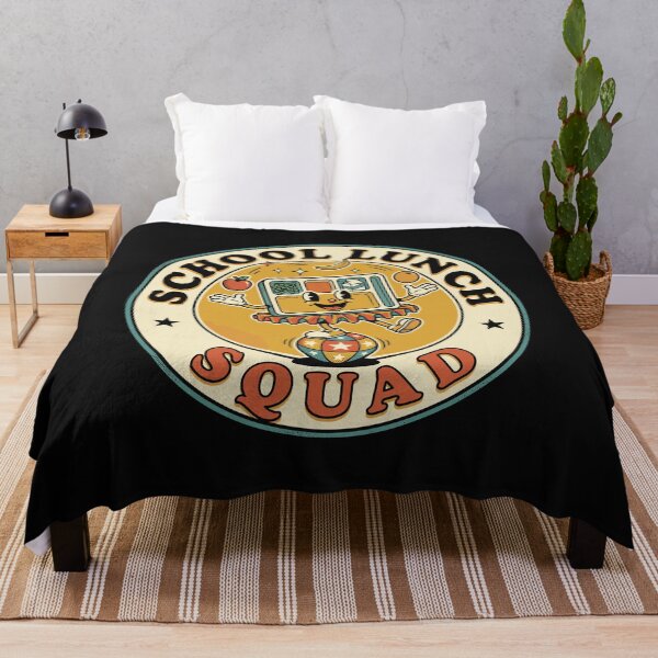 Item preview, Retro School Lunch Squad Vintage Cafeteria Tray Mascot Graphic     designed and sold by Designart68.