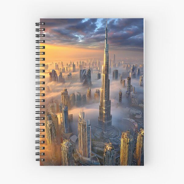 Item preview, Majestic View of Burj Khalifa at Sunrise designed and sold by Artessie.