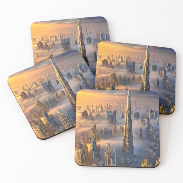 Item preview, Majestic View of Burj Khalifa at Sunrise designed and sold by Artessie.