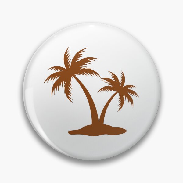 Item preview, Brown Tropical Palm Trees Silhouette Design designed and sold by pattern-archive.