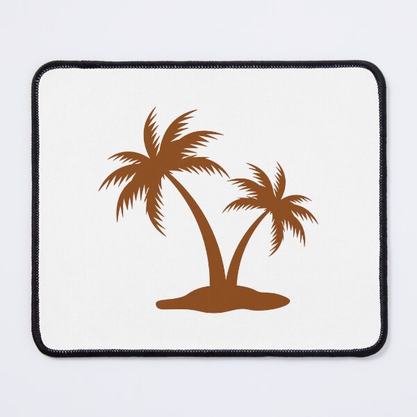 Item preview, Brown Tropical Palm Trees Silhouette Design designed and sold by pattern-archive.
