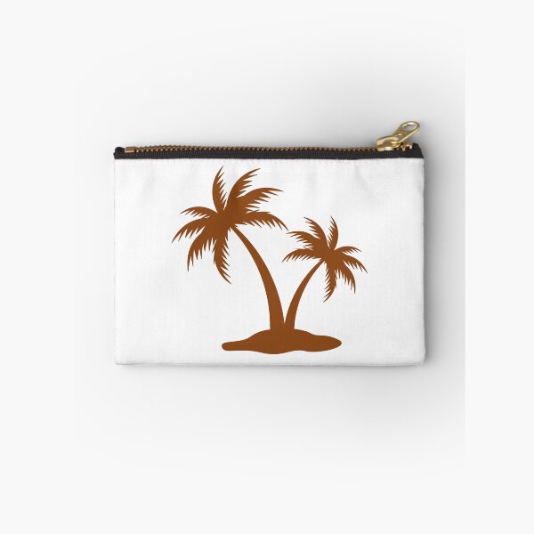 Item preview, Brown Tropical Palm Trees Silhouette Design designed and sold by pattern-archive.