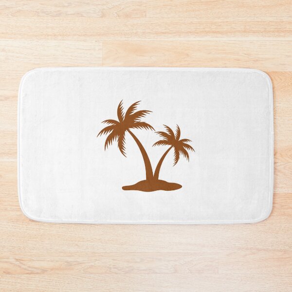 Item preview, Brown Tropical Palm Trees Silhouette Design designed and sold by pattern-archive.