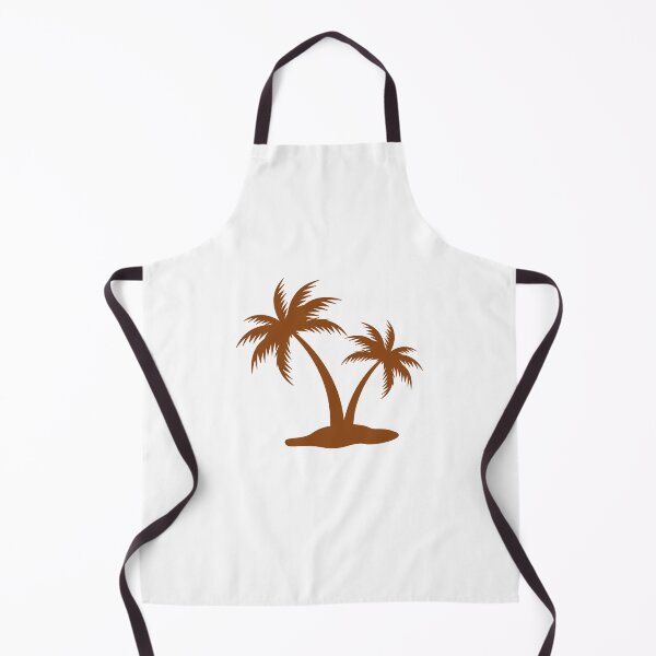 Item preview, Brown Tropical Palm Trees Silhouette Design designed and sold by pattern-archive.