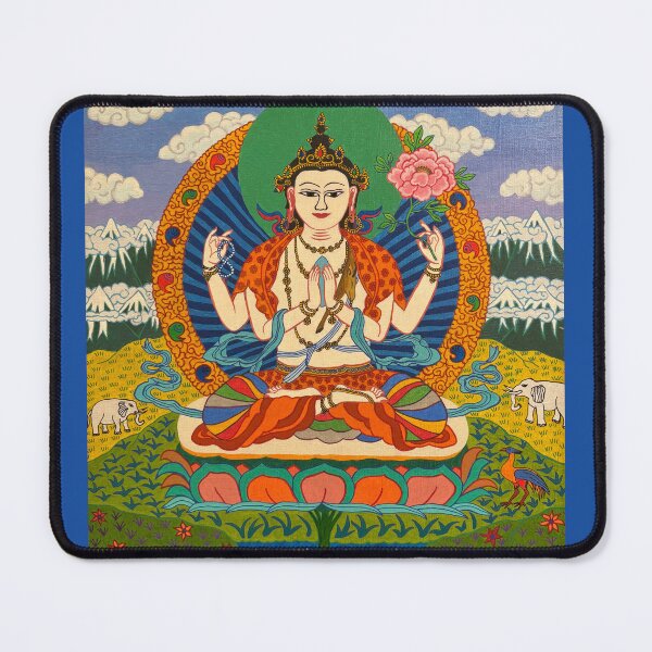 Item preview, Chenrezig Lord of Love designed and sold by Prajna Vajrayana Art.