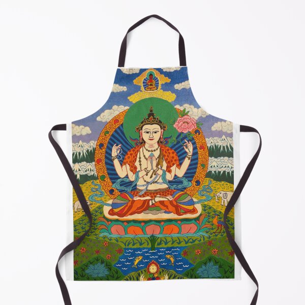 Item preview, Chenrezig Lord of Love designed and sold by Prajna Vajrayana Art.