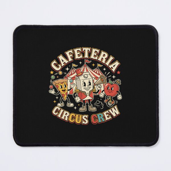 Item preview, Retro Cafeteria Circus Crew Vintage School Lunch Mascot Graphic    designed and sold by Designart68.