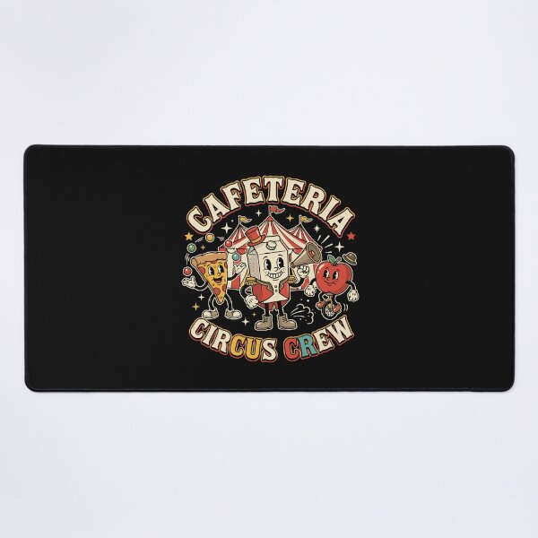 Item preview, Retro Cafeteria Circus Crew Vintage School Lunch Mascot Graphic    designed and sold by Designart68.