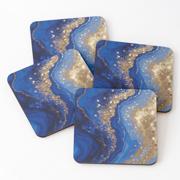 Item preview, Modern Luxury Gold Royal Blue Collection designed and sold by TrendyDesigne412.