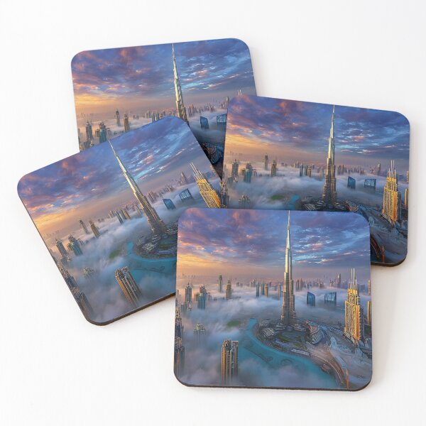 Item preview, Majestic View of Burj Khalifa at Sunrise designed and sold by Artessie.