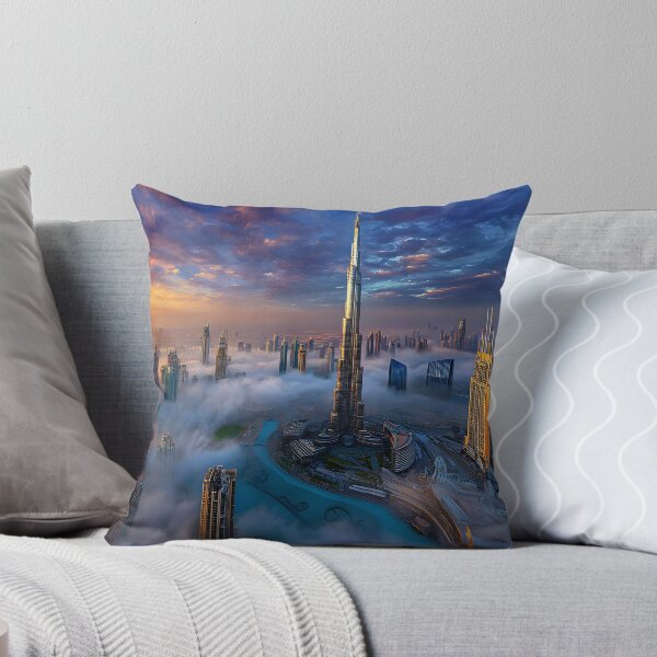 Item preview, Vista majestuosa del Burj Khalifa al amanecer. designed and sold by Artessie.