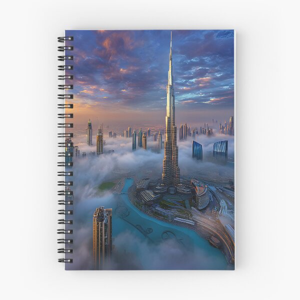 Item preview, Majestic View of Burj Khalifa at Sunrise designed and sold by Artessie.