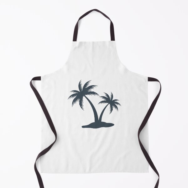 Item preview, Charcoal Tropical Palm Trees Silhouette Design designed and sold by pattern-archive.