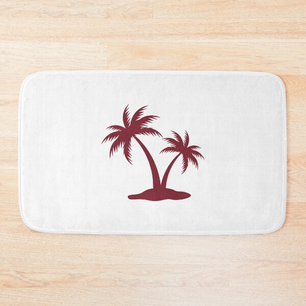 Item preview, Burgundy Tropical Palm Trees Silhouette Design designed and sold by pattern-archive.