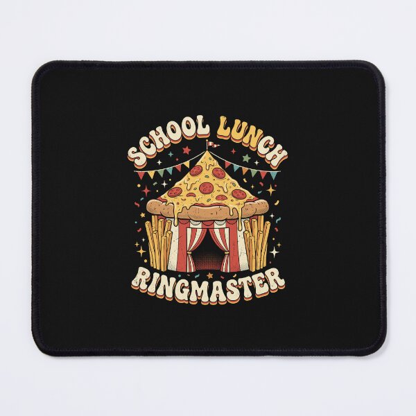 Item preview, Retro School Lunch Ringmaster Pizza Tent Cafeteria Worker Graphic    designed and sold by Designart68.