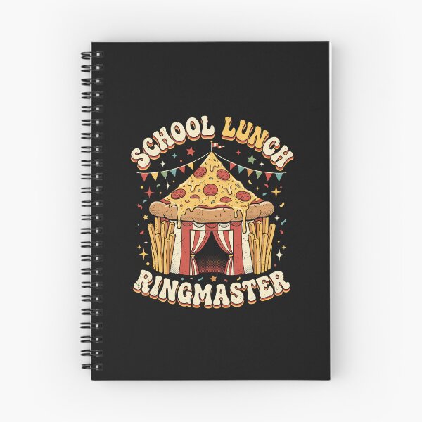 Item preview, Retro School Lunch Ringmaster Pizza Tent Cafeteria Worker Graphic    designed and sold by Designart68.